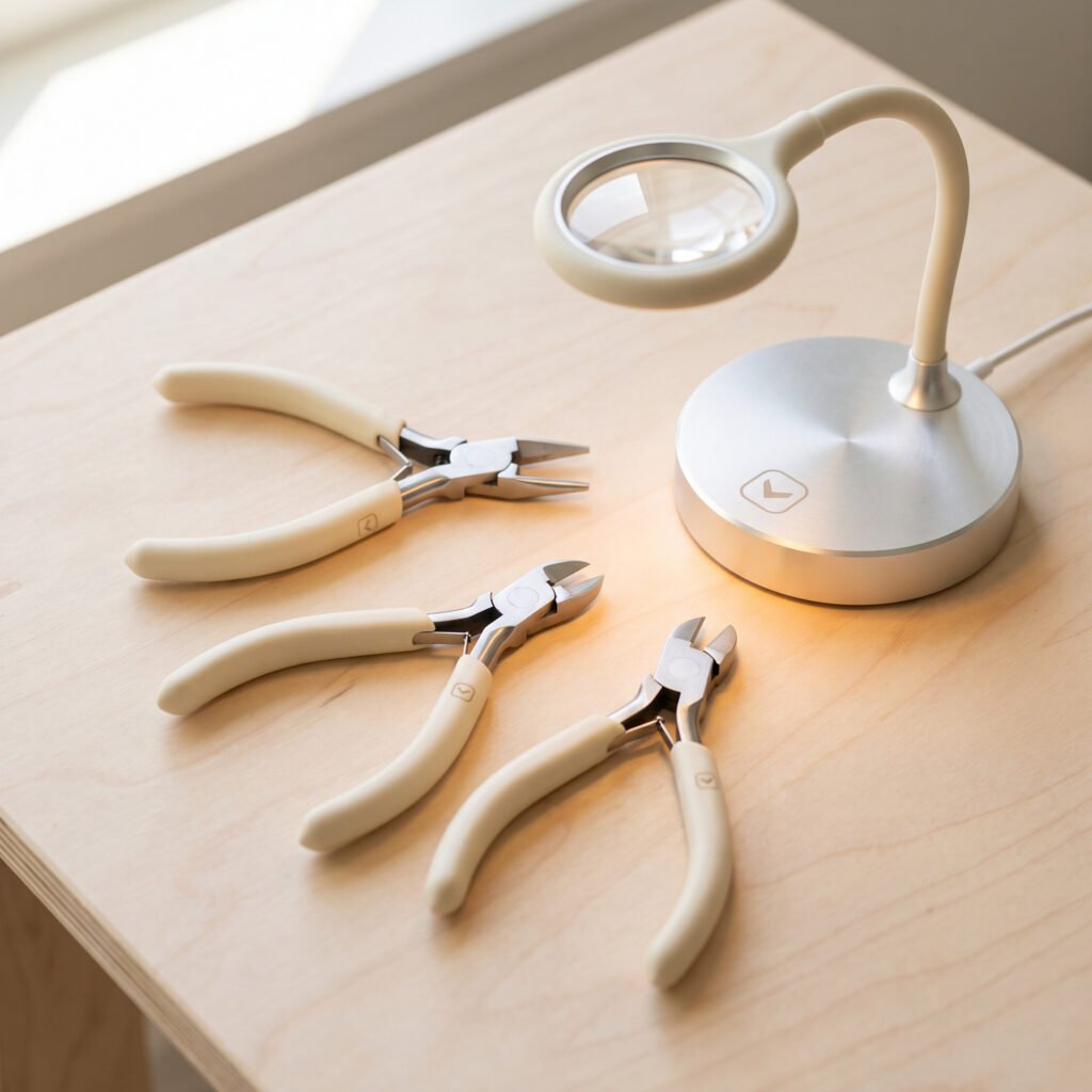 LED Magnifier Work Lamp