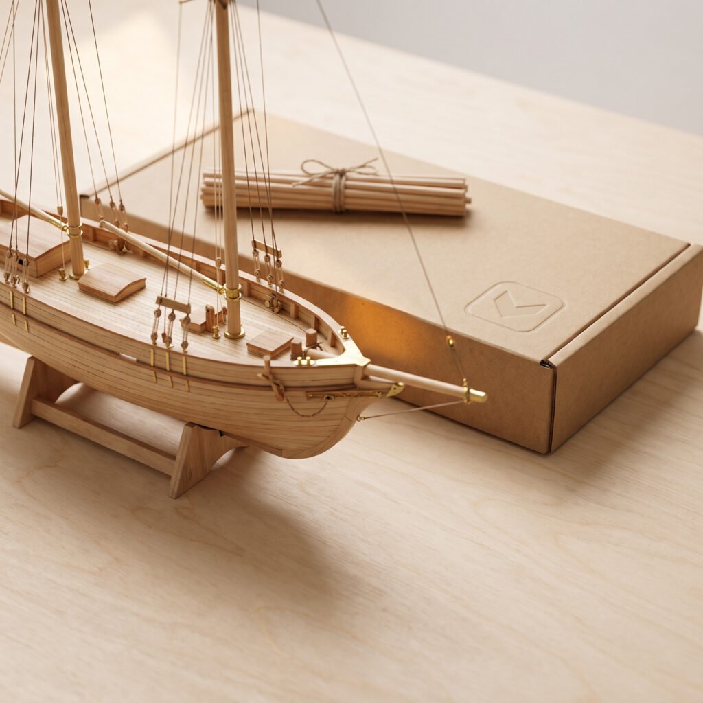 Wooden Tall Ship Model Kit